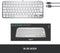 Logitech MX Keys Mini - Draadloos Toetsenbord - Compact met Smart Keys - Grijs