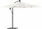 vidaXL - Parasol - met - stalen - paal - 246x246x230 - cm - wit