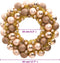 vidaXL - Kerstkrans - 45 - cm - polystyreen - roségoud