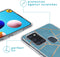 iMoshion Hoesje Geschikt voor Samsung Galaxy A21s Hoesje Siliconen - iMoshion Design hoesje - Blauw / Meerkleurig / Goud / Blue Graphic