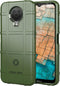iMoshion Hoesje Geschikt voor Nokia G20 / G10 Hoesje Siliconen - iMoshion Rugged Shield Backcover - Groen