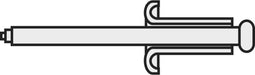 TOOLCRAFT 194715 Blindklinknagel (Ø x l) 5 mm x 10 mm Staal Aluminium A5*10 D7337-AL/ST 10 stuk(s)