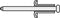 TOOLCRAFT 194715 Blindklinknagel (Ø x l) 5 mm x 10 mm Staal Aluminium A5*10 D7337-AL/ST 10 stuk(s)