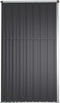 vidaXL - Tuinschuur - 225x89x161 - cm - gegalvaniseerd - staal - antracietkleurig