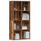 vidaXL - Boekenkast - 66x30x130 - cm - bewerkt - hout - oud - houtkleurig