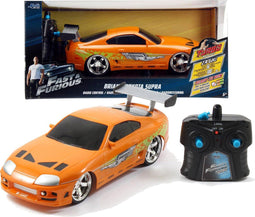 Jada Toys - Fast & Furious - RC Toyota Supra 1:16 - USB-oplaadbaar - Oranje