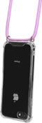 Mobiparts Lanyard Case geschikt voor Apple iPhone 7/8/SE(2020/2022) - Roze Paars Transparant