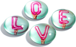Trendform ronde magneet L.O.V.E set van 4