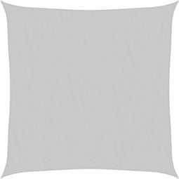 vidaXL - Zonnezeil - 7x7 - m - 100% - polyester - oxford - lichtgrijs