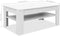 vidaXL - Salontafel - 110x65x48 - cm - bewerkt - hout - wit