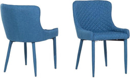 Set van 2 eetkamerstoelen SOLANO Turquoise