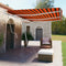 vidaXL - Luifel - vrijstaand - automatisch - 600x350 - cm - oranje - en - bruin