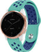 imoshion Siliconen sport bandje - Universeel 18 mm aansluiting - Turquoise / Blauw