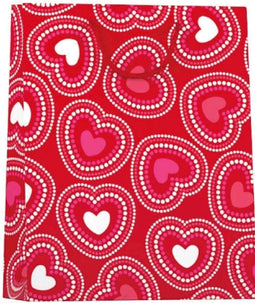 Papieren cadeau tas L Hearts