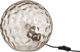 J-Line tafellamp Bollie - glas - lichtgrijs - large