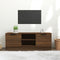 vidaXL - Tv-meubel - 102x35x36,5 - cm - bewerkt - hout - bruin - eikenkleur