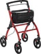 Aluminium Rollator Active - Binnenrollator - Opvouwbaar - Bordeauxrood