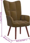 vidaXL Relaxstoel fluweel bruin