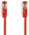 Nedis CAT6 Netwerkkabel - RJ45 Male - RJ45 Male - S/FTP - 2.00 m - Rond - LSZH - Rood - Polybag