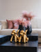 Richmond Decofiguur Monkey Gold 25cm