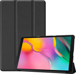 imoshion Tablet Hoes Geschikt voor Samsung Galaxy Tab A 10.1 (2019) - imoshion Trifold Bookcase - Zwart /Zwart