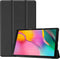 imoshion Tablet Hoes Geschikt voor Samsung Galaxy Tab A 10.1 (2019) - imoshion Trifold Bookcase - Zwart /Zwart