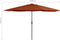 vidaXL - Parasol - met - metalen - paal - 390 - cm - terracottakleurig