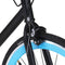 vidaXL - Fiets - met - vaste - versnelling - 700 - c - 59 - cm - zwart - en - blauw
