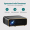 Spoused Beamer - Full-HD - 12.000 Lumen - Streamen Vanaf Je Telefoon Met WiFi - Zwart