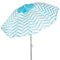 Strandparasol Aktive Blauw Ø 220 cm 220 x 200 x 220 cm (6 Stuks)