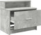vidaXL - Nachtkastje - met - lade - 51x31x47 - cm - betongrijs