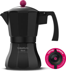 Italiaanse Koffiepot Taurus KCP9006I 6T Zwart Aluminium