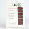 LAUED Nagelstickers - Nail Wraps - 16 Extreem Dunne Nagellak Stickers - Manicure Nail Art Folie - Mocha Shake