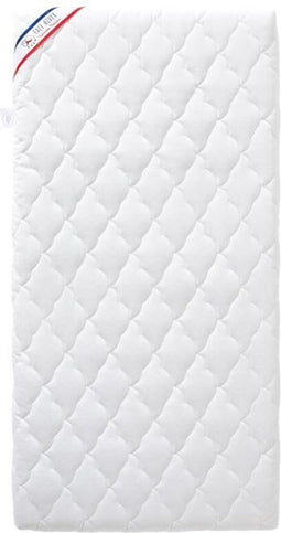 Babymatras met airconditioning - 60x120x10 cm - Afneembare hoes - Anti-mijt - Franse productie