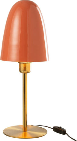 J-Line tafellamp - metaal - koraal