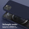 Selencia Hoesje Geschikt voor iPhone 12 Pro / 12 Hoesje Met Koord - Selencia Siliconen hoesje met afneembaar koord - Donkerblauw