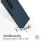 Accezz Liquid Silicone Backcover - Samsung Galaxy Z Fold 5 - Schokabsorberend - Donkerblauw