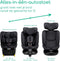 RevolveFix Plus 360 i-Size Autostoel - Full Black - 40-150 cm