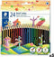 Kleurpotloden Staedtler Noris Colour Wopex Set (5 Stuks)