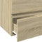 vidaXL - Wastafelkast - 60x38,5x45 - cm - spaanplaat - sonoma - eikenkleurig