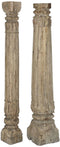 Home ESPRIT - Decoratieve figuren - Natuurlijk teakhout 23 X 23 X 149 cm