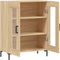 vidaXL - Dressoir - 69,5x34x90 - cm - bewerkt - hout - sonoma - eikenkleurig