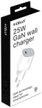 Celly UPTC1USBC25WWH - Oplader - 25W USB Type-C - Wit