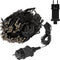 Vlaggenmast verlichting - 192 LED's - 208 cm hoog - Warm wit licht - Waterdicht