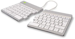 R-Go Tools Split Break - Ergonomisch Toetsenbord - Pauze-indicator - Wit