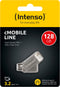 Intenso cMobile Line - USB-stick 128GB - USB-C en USB-A - Zilver