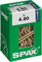 Schroefdoos SPAX Houten schroef Platte kop (4 x 60 mm) (4,0 x 60 mm)