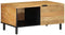 vidaXL - Salontafel - 80x50x40 - cm - massief - mangohout - bruin