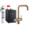 Multi-Tap Filtrete 3in1 Kokend Water Kraan Brushed Copper Gold - Haaks