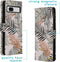 iMoshion Hoesje Geschikt voor Google Pixel 7a Hoesje Met Pasjeshouder - iMoshion Design Softcase Bookcase - Wit / Glamour Botanic